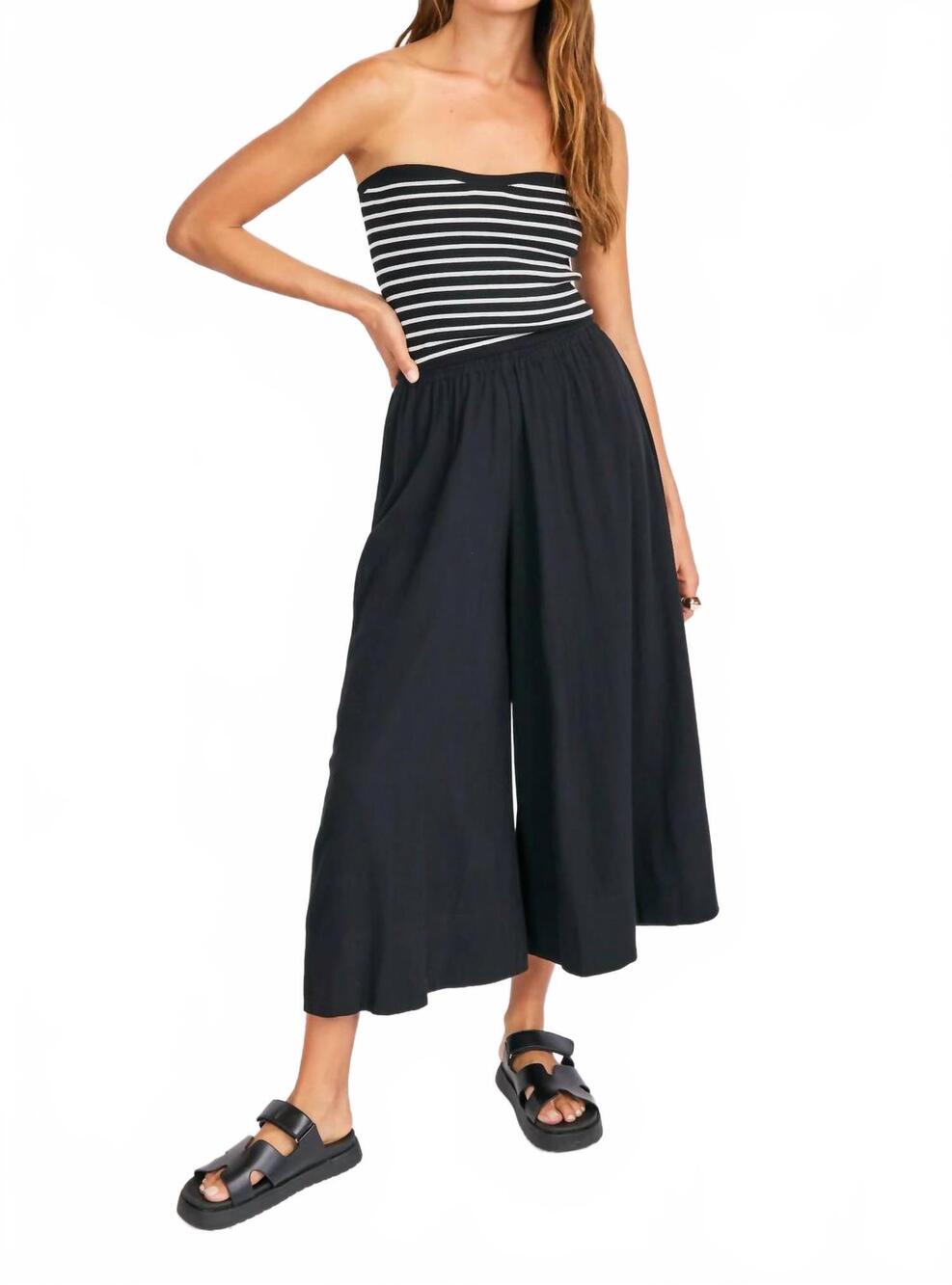 NEW SAGE THE LABEL women's the neptune pants in black